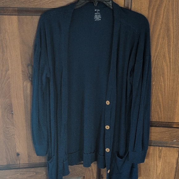 Kyte BABY Sweaters - Women's Navy Cardigan Sweater